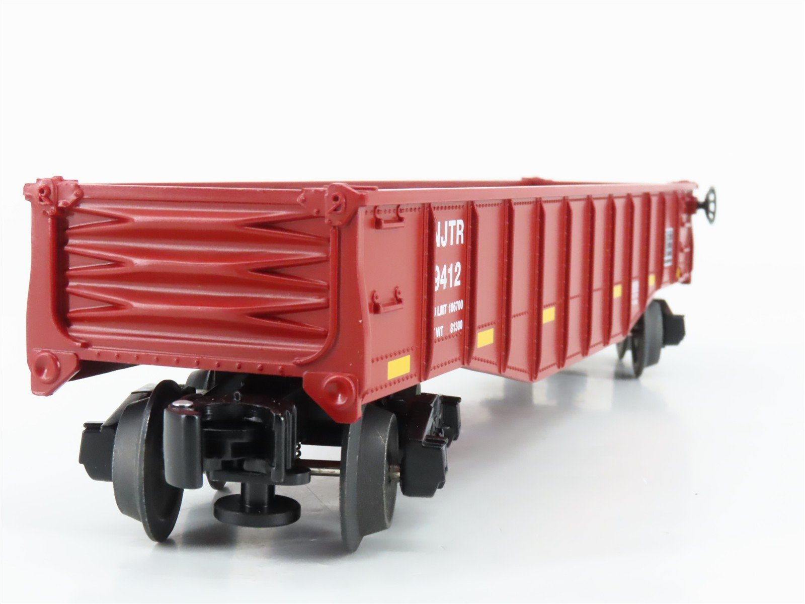 O Gauge 3-Rail Lionel 6-26696 NJTR NJ Transit Gondola #9412 w/ Lumber Load