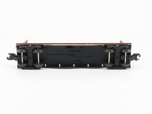 O27 Gauge 3-Rail Industrial Rail IDM 7503 ATSF Santa Fe Bulkhead Flat Car #92993