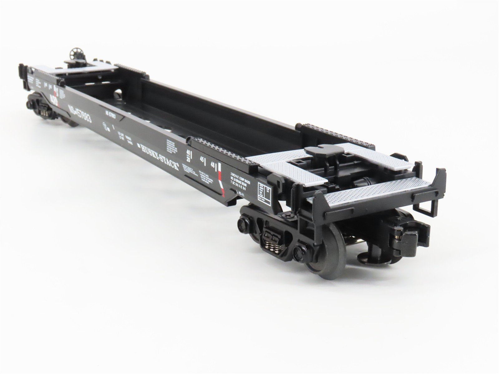 O Gauge 3-Rail MTH RailKing 30-76009 NS Husky Stack Car #157683 w/ Containers