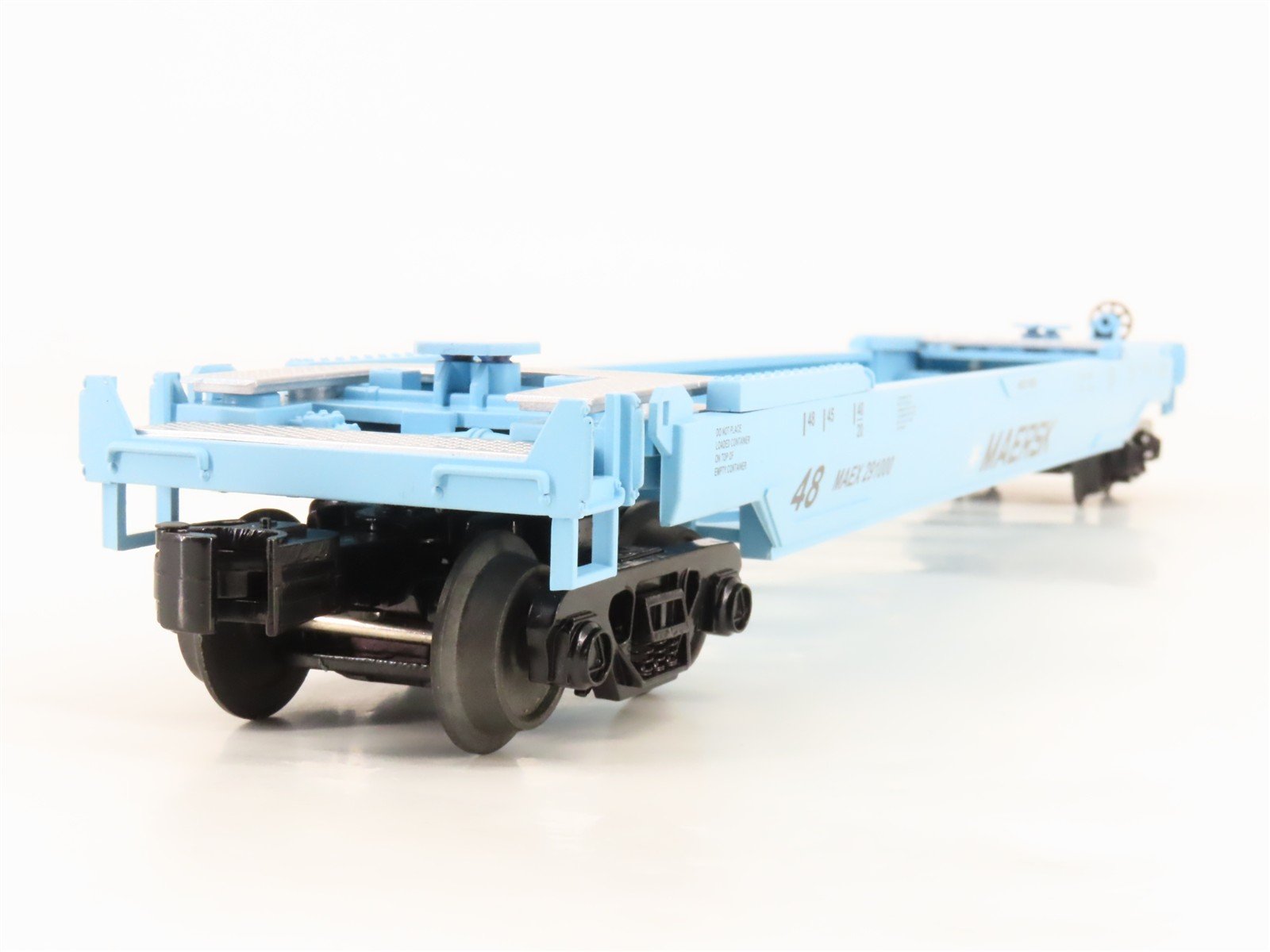 O 3-Rail MTH RailKing 30-76009 MAEX Maersk Husky Stack Car #291000 w/ Containers