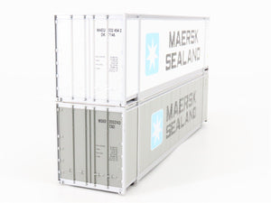 O 3-Rail MTH RailKing 30-76009 MAEX Maersk Husky Stack Car #291000 w/ Containers