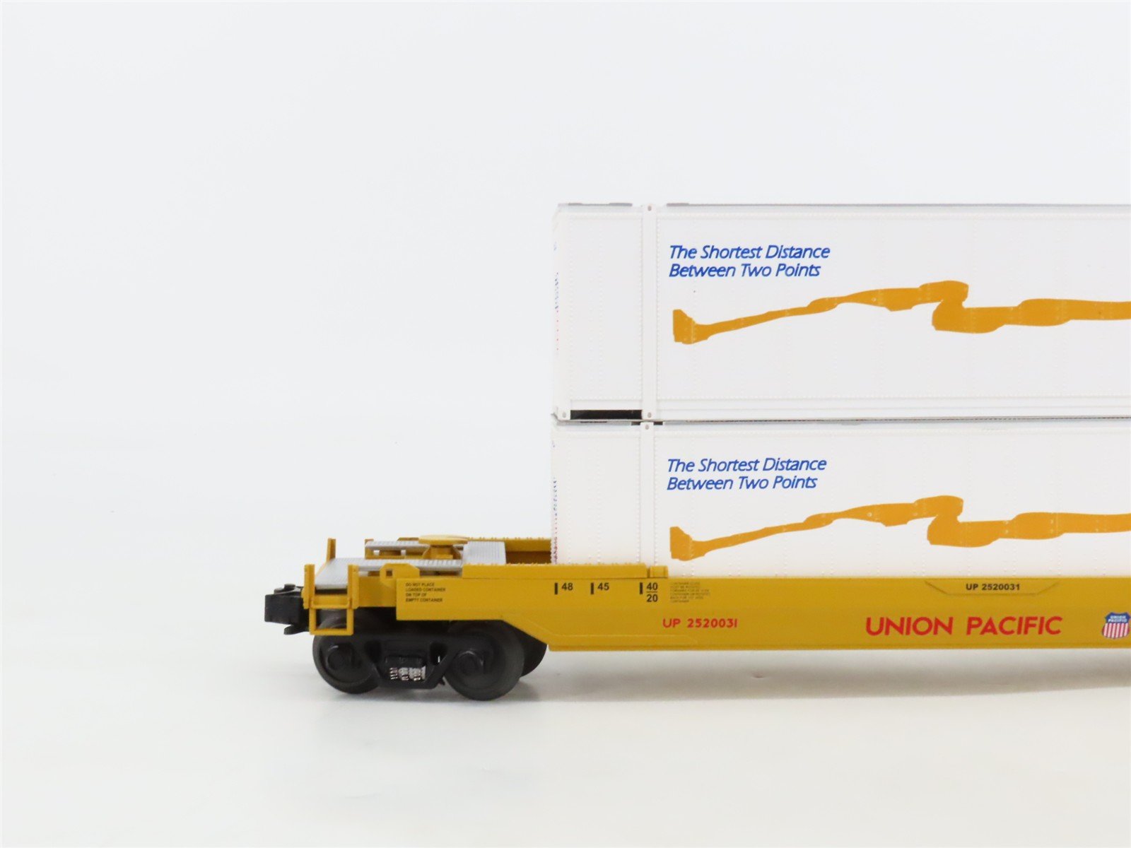 O Gauge 3-Rail MTH Rail King 30-7005B UP Union Pacific Husky Stack Car #2520031