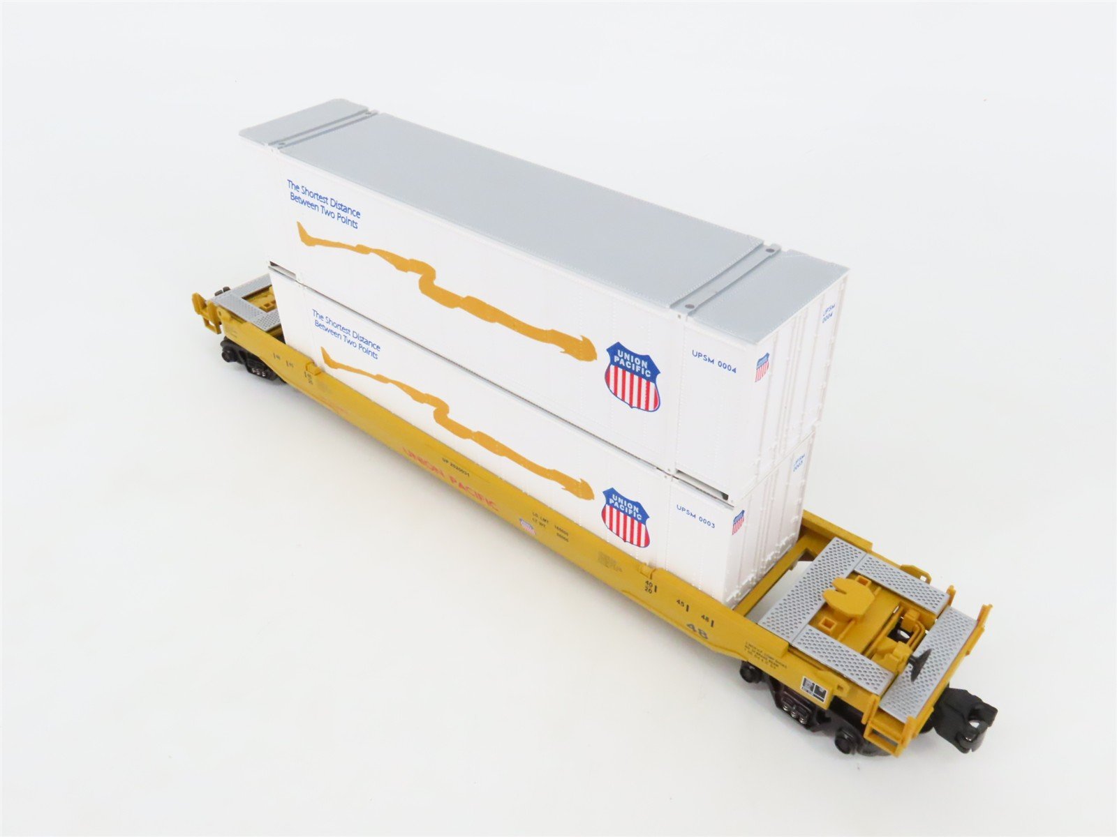 O Gauge 3-Rail MTH Rail King 30-7005B UP Union Pacific Husky Stack Car #2520031