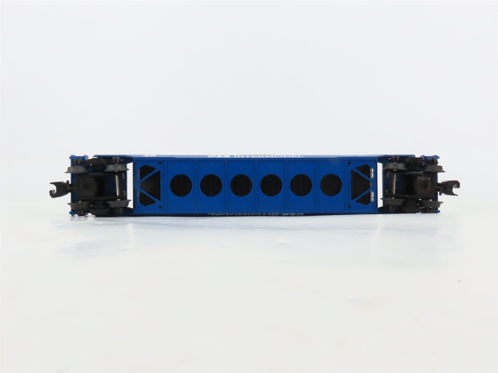 O Gauge 3-Rail MTH Rail King 30-76296 CSX Husky Stack Car w/ P&O Containers