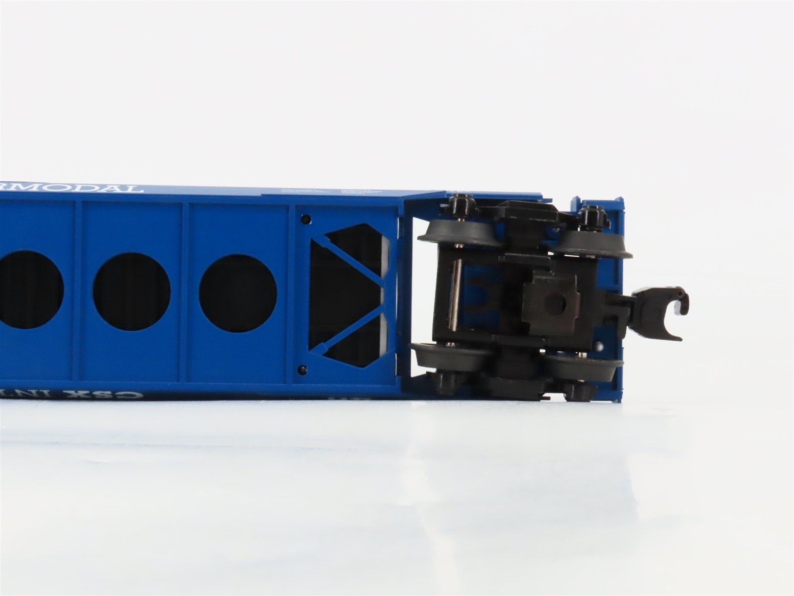 O Gauge 3-Rail MTH Rail King 30-76296 CSX Husky Stack Car w/ P&O Containers