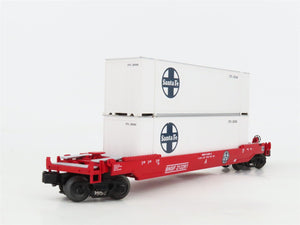 O Gauge 3-Rail MTH Rail King 30-7644 BNSF/ATSF Husky Stack Car #212261