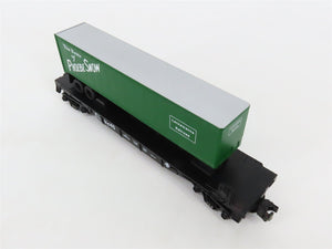 O Gauge 3-Rail MTH Rail King 30-7683 EL Erie Lackawanna Flat Car #8245 w/Trailer