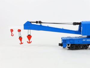 O Gauge 3-Rail MTH 20-98259 CR Conrail Railroad Crane Car #50205