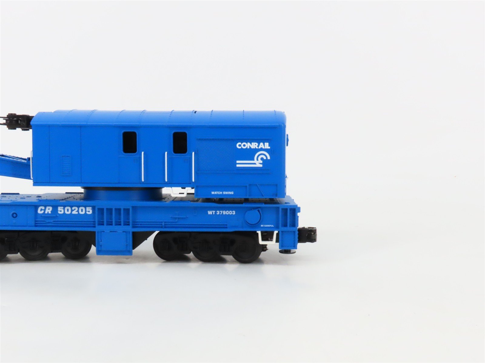 O Gauge 3-Rail MTH 20-98259 CR Conrail Railroad Crane Car #50205