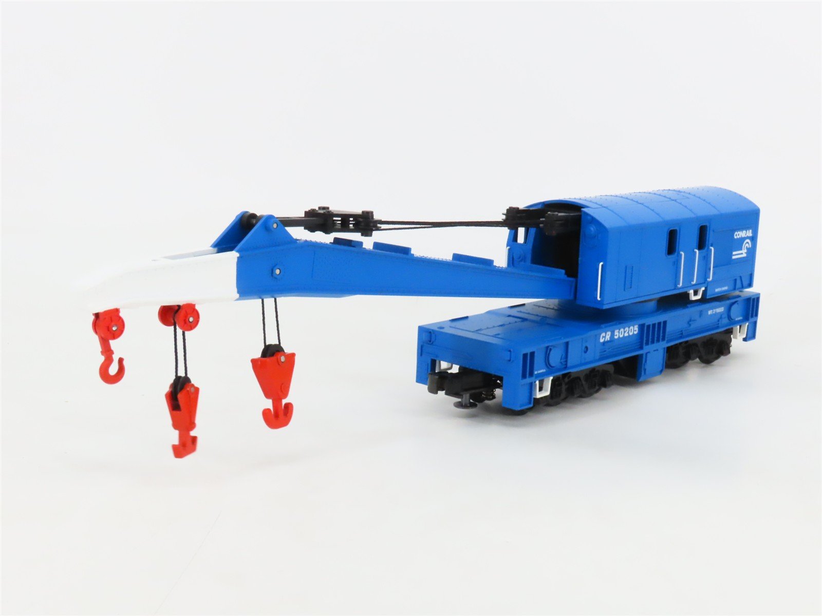 O Gauge 3-Rail MTH 20-98259 CR Conrail Railroad Crane Car #50205