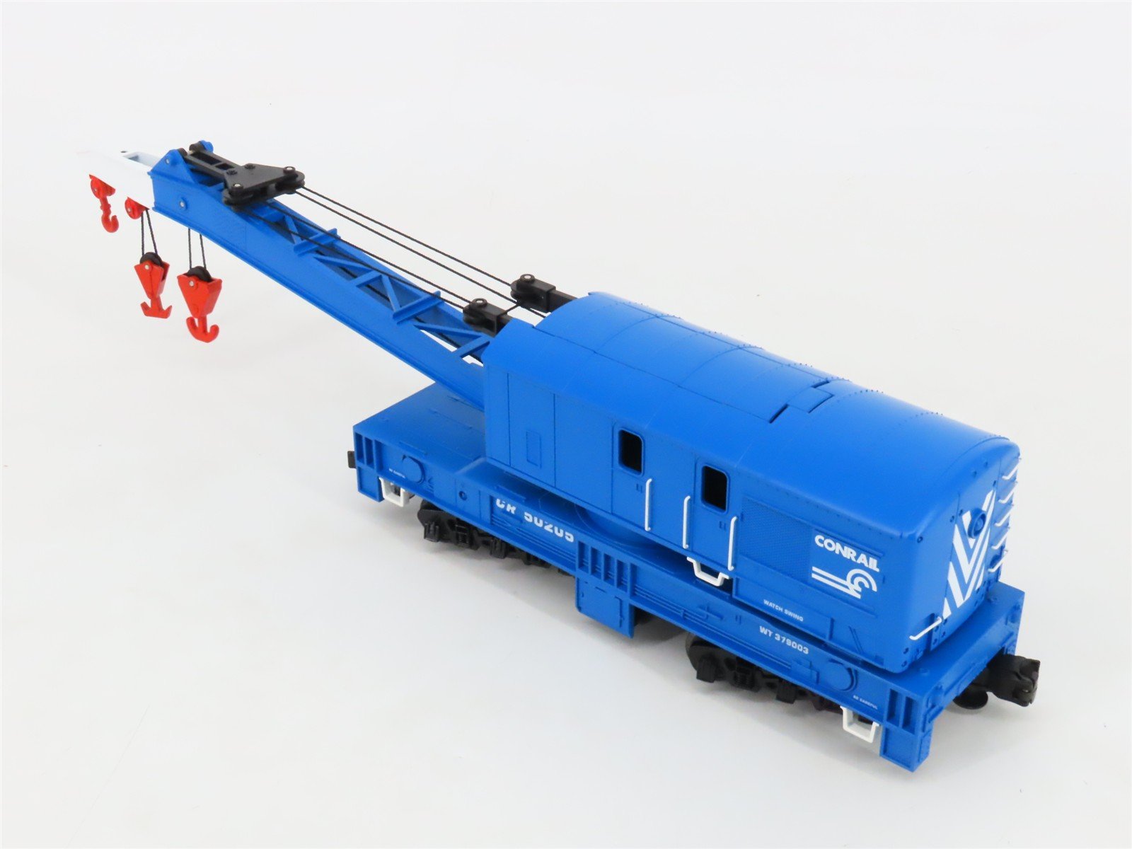 O Gauge 3-Rail MTH 20-98259 CR Conrail Railroad Crane Car #50205