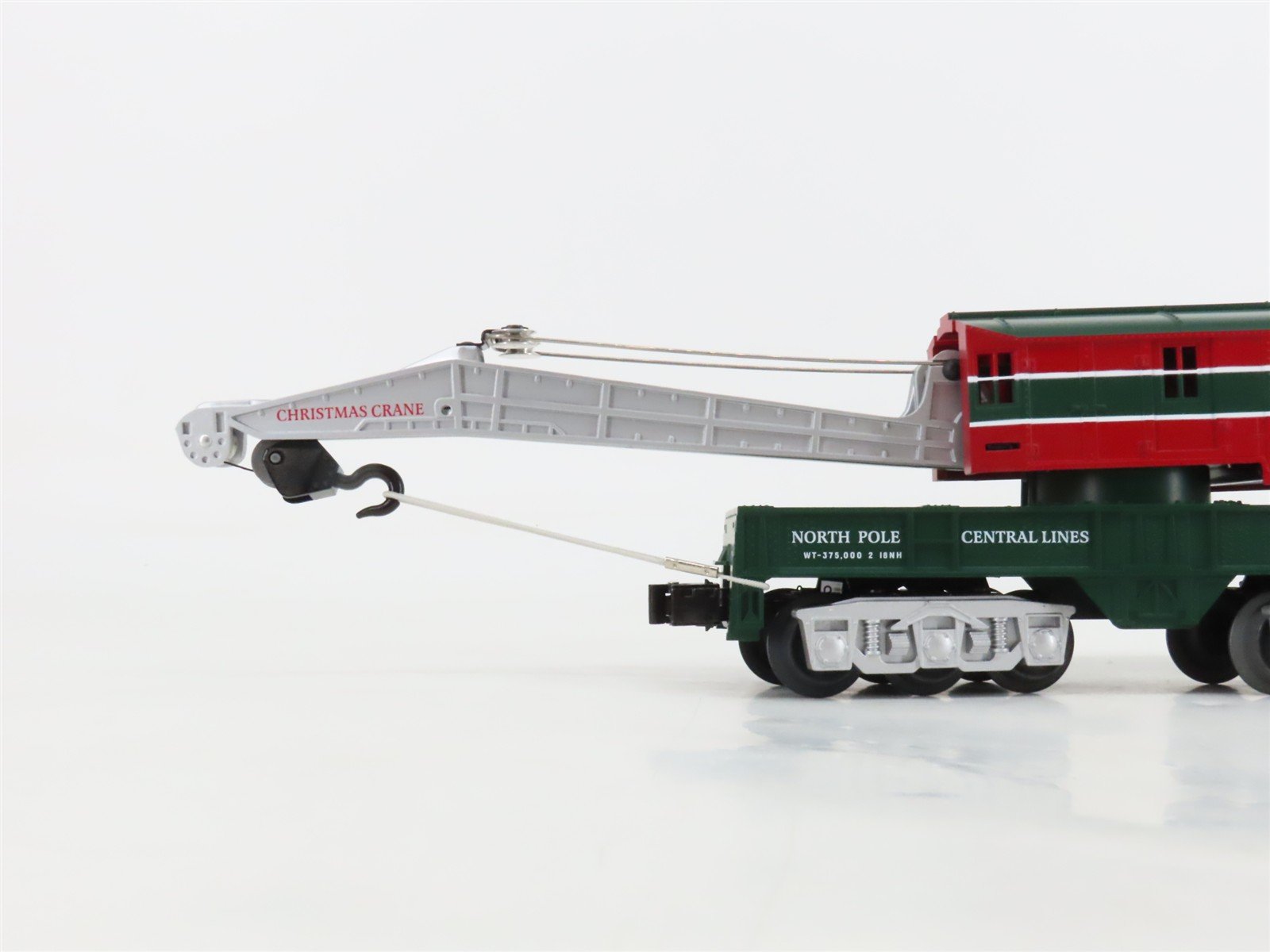 O Gauge 3-Rail Lionel 6-29303 North Pole Central Christmas Crane Car #29303