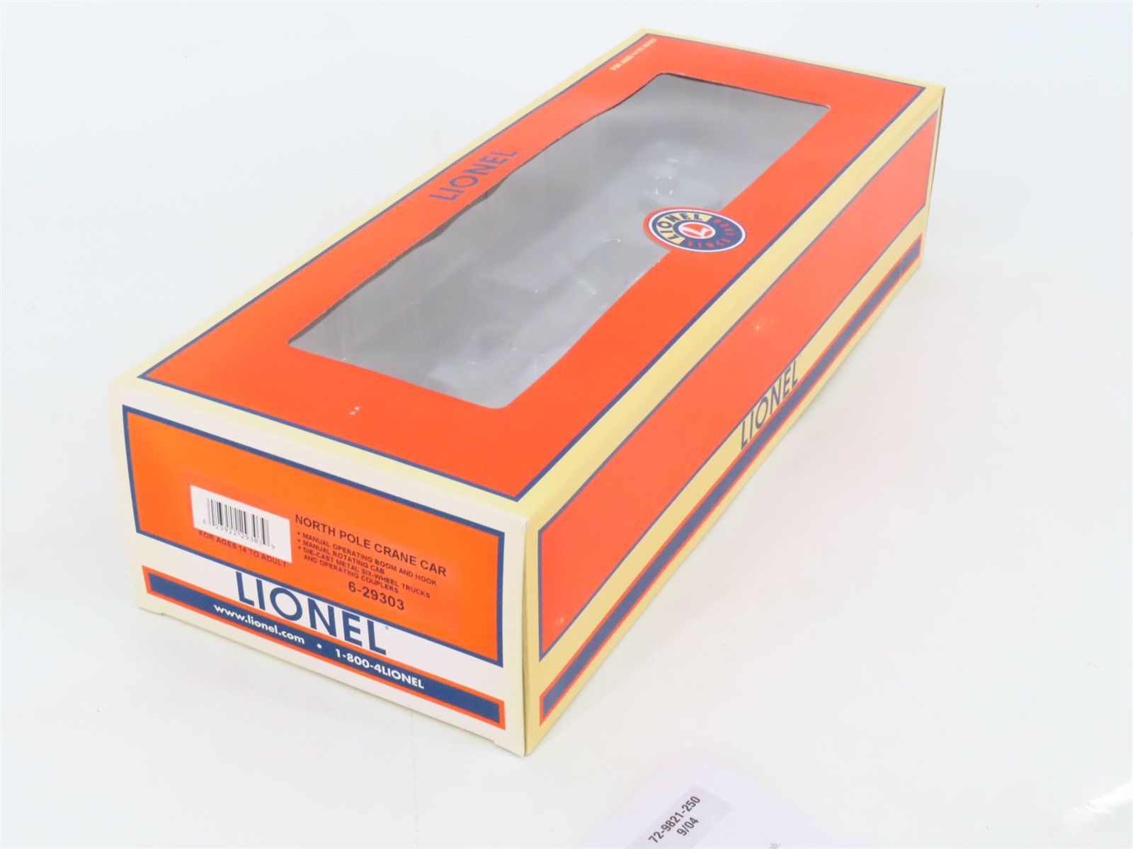 O Gauge 3-Rail Lionel 6-29303 North Pole Central Christmas Crane Car #29303