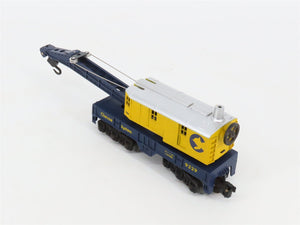 O Gauge 3-Rail Lionel 6-9329 Chessie System Crane Car #9329