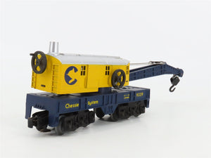 O Gauge 3-Rail Lionel 6-9329 Chessie System Crane Car #9329