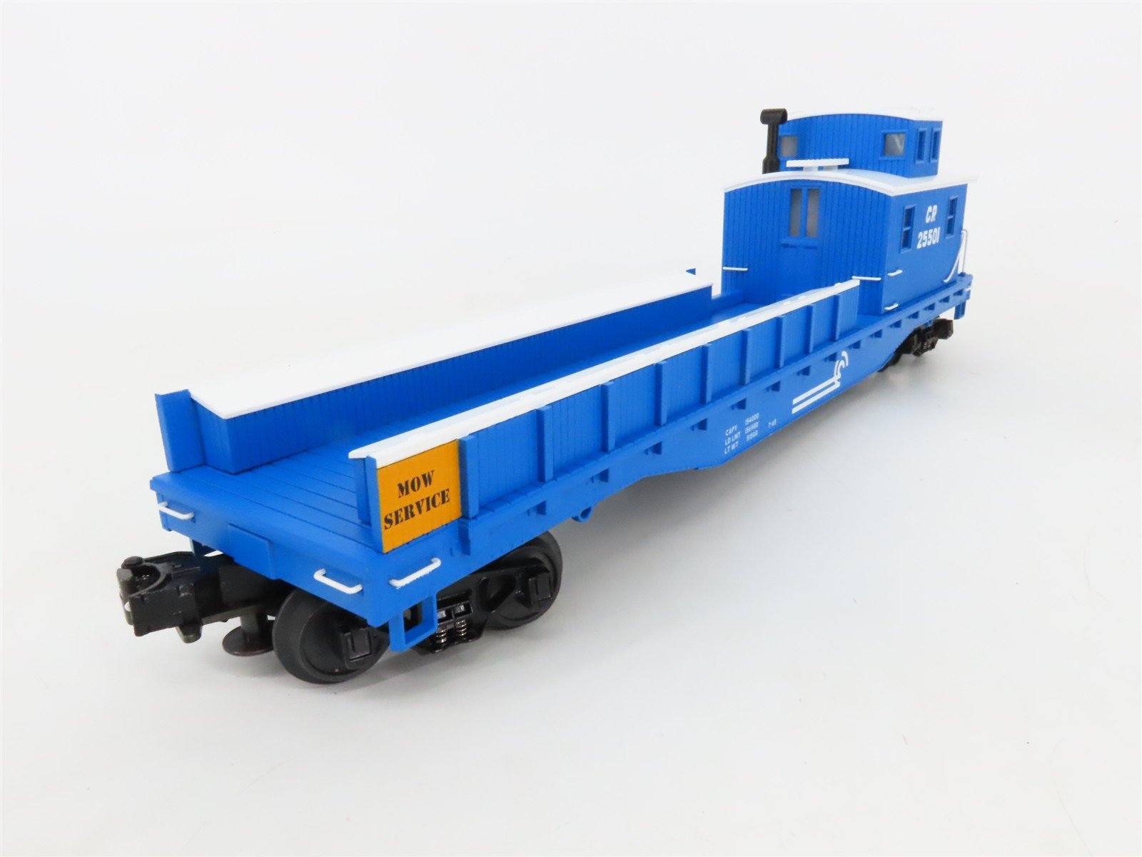 O Gauge 3-Rail MTH 20-98261 CR Conrail Railroad Crane Tender #25501