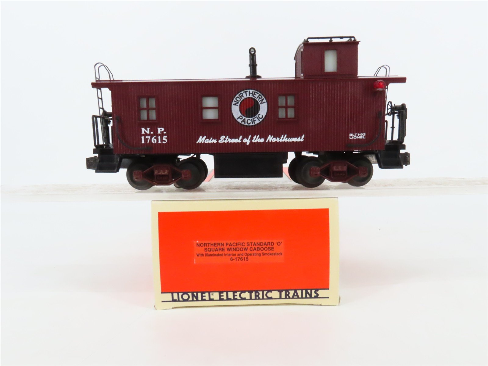 O Gauge 3-Rail Lionel 6-17615 NP Northern Pacific Railroad Caboose #17615
