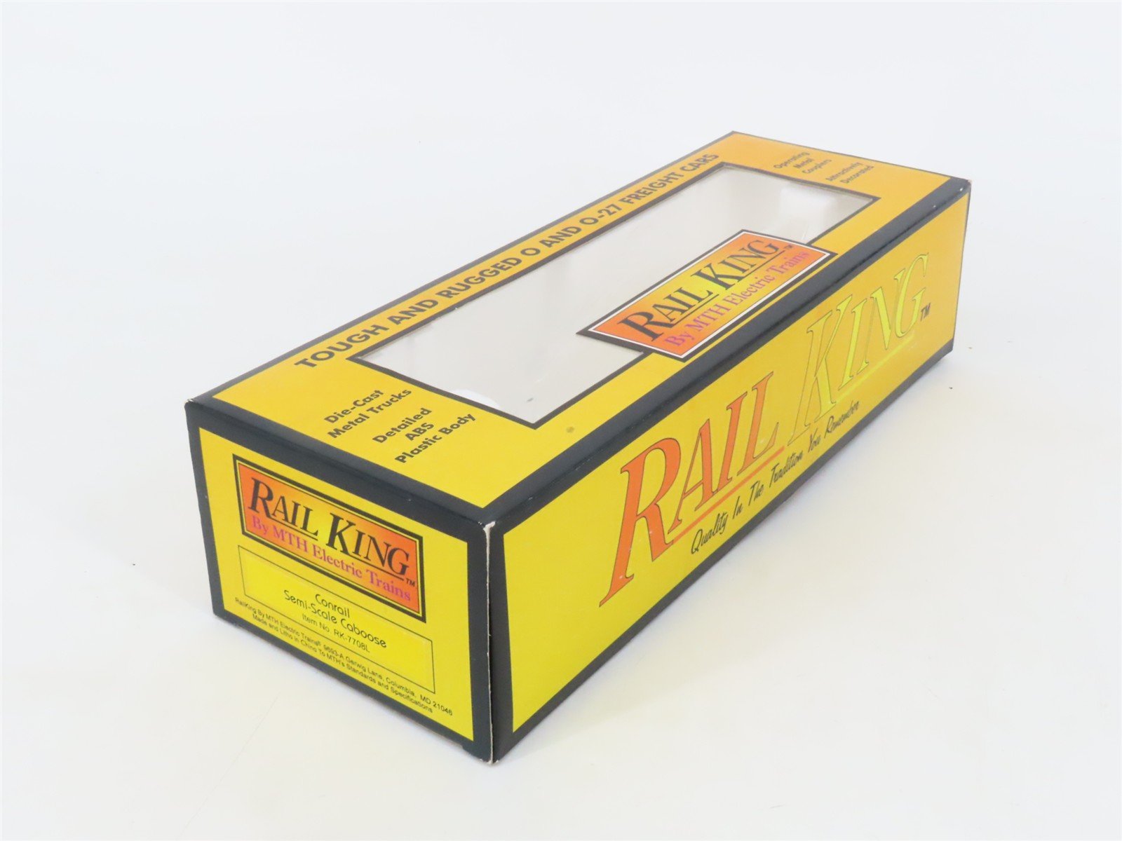 O Gauge 3-Rail Semi-Scale MTH Rail King RK-7708L CR Conrail Caboose #22000