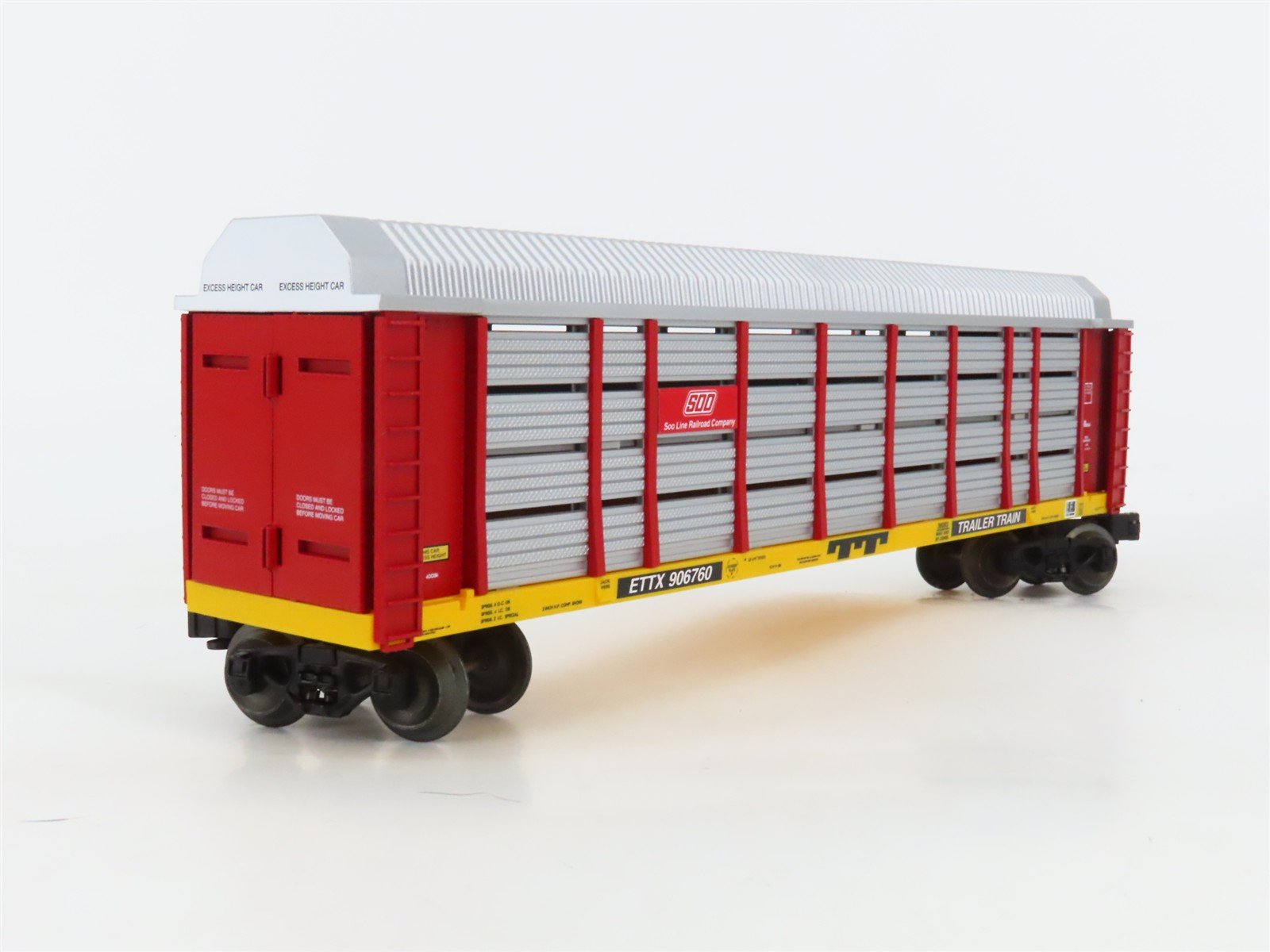 O Gauge 3-Rail Lionel 6-36093 ETTX Trailer Train Soo Line Auto Carrier #906760