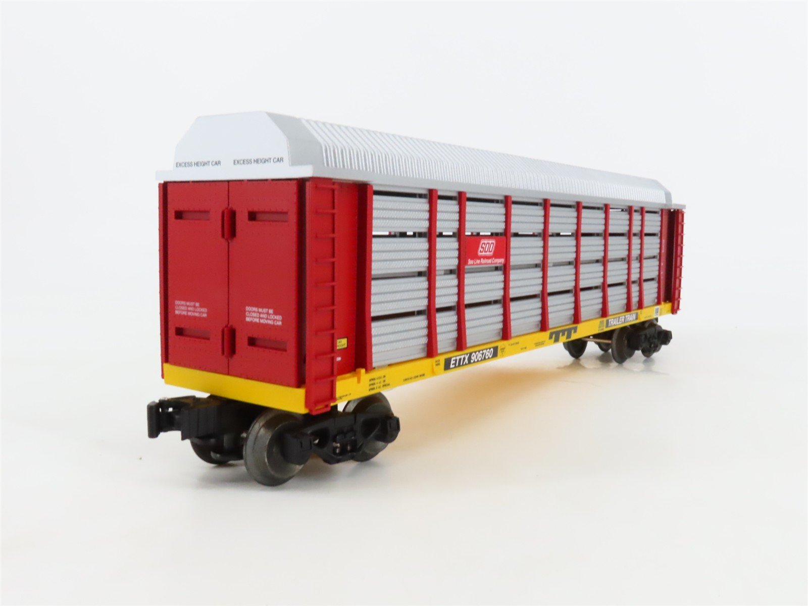 O Gauge 3-Rail Lionel 6-36093 ETTX Trailer Train Soo Line Auto Carrier #906760