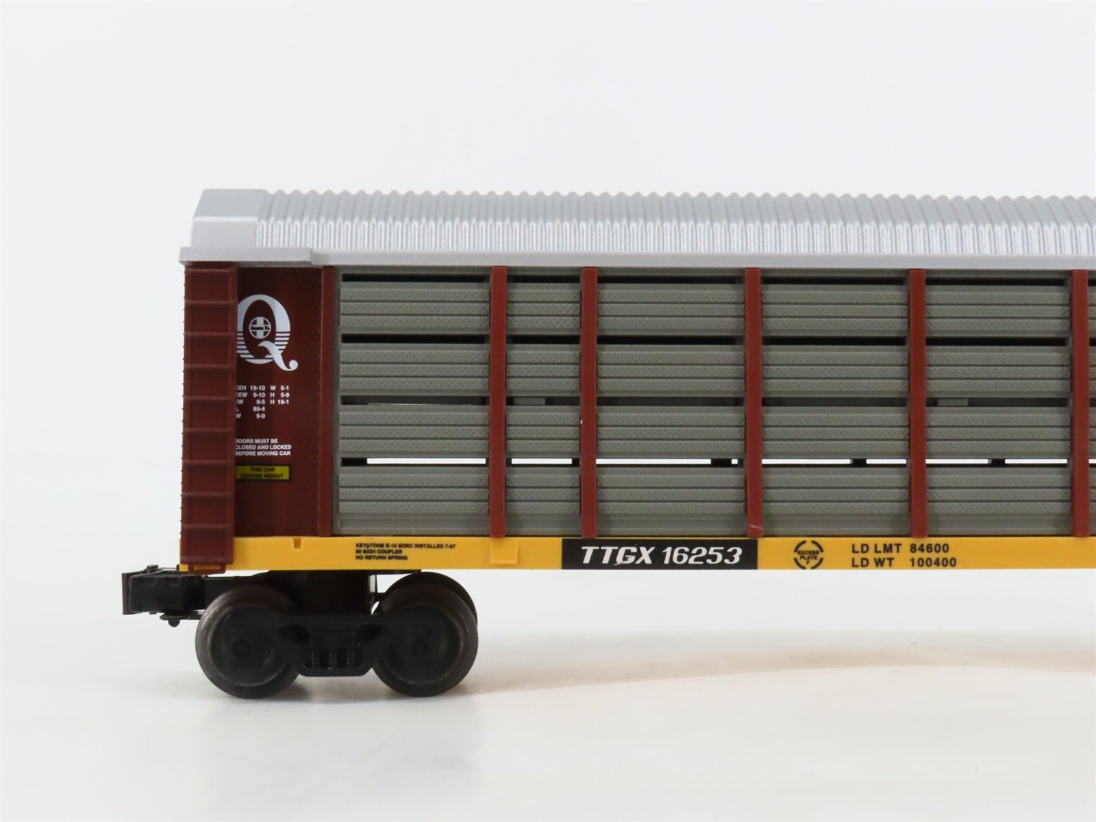 O Gauge 3-Rail Lionel 6-16253 TTGX TTX ATSF Santa Fe Auto Carrier #16253