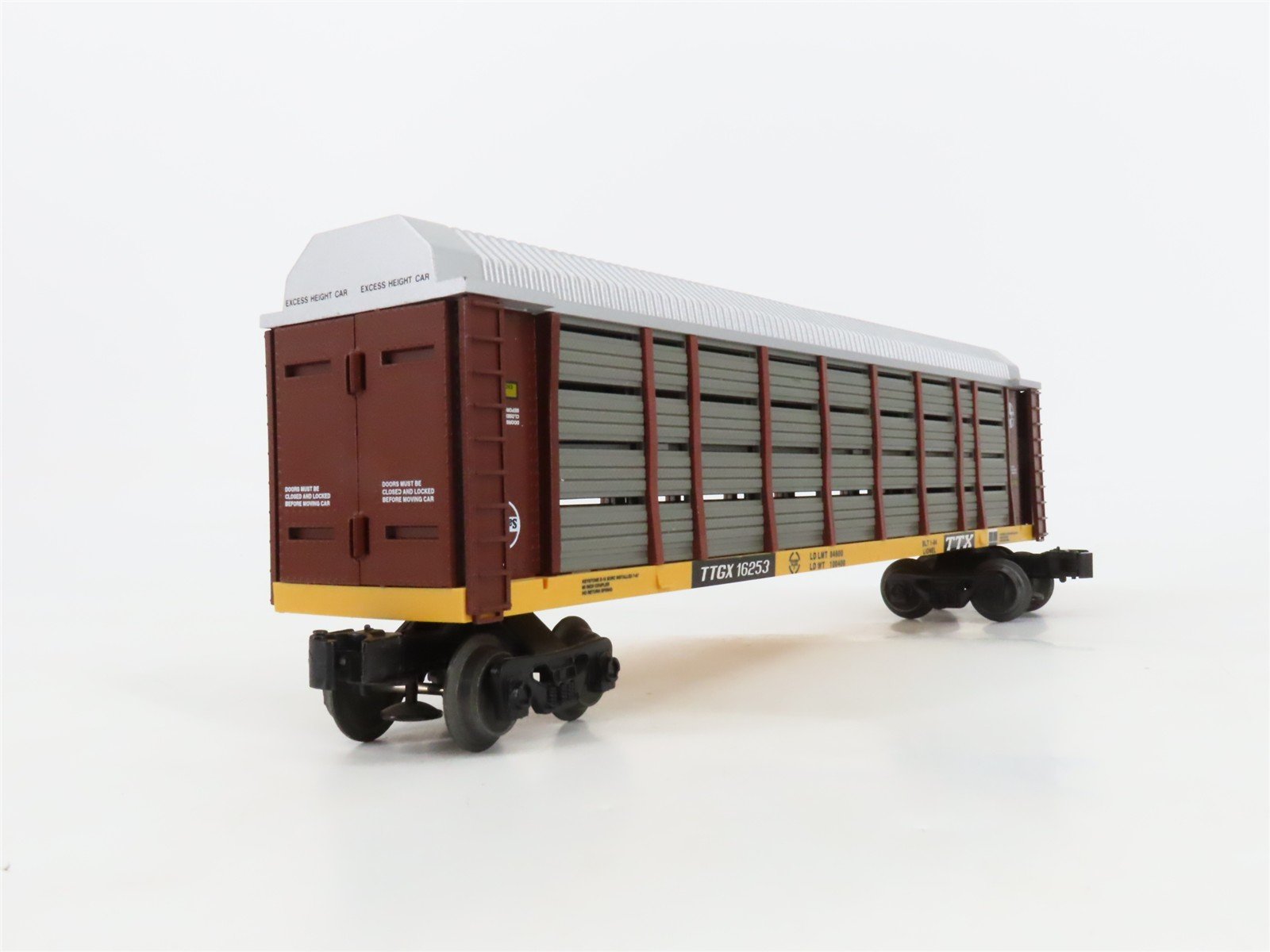 O Gauge 3-Rail Lionel 6-16253 TTGX TTX ATSF Santa Fe Auto Carrier #16253