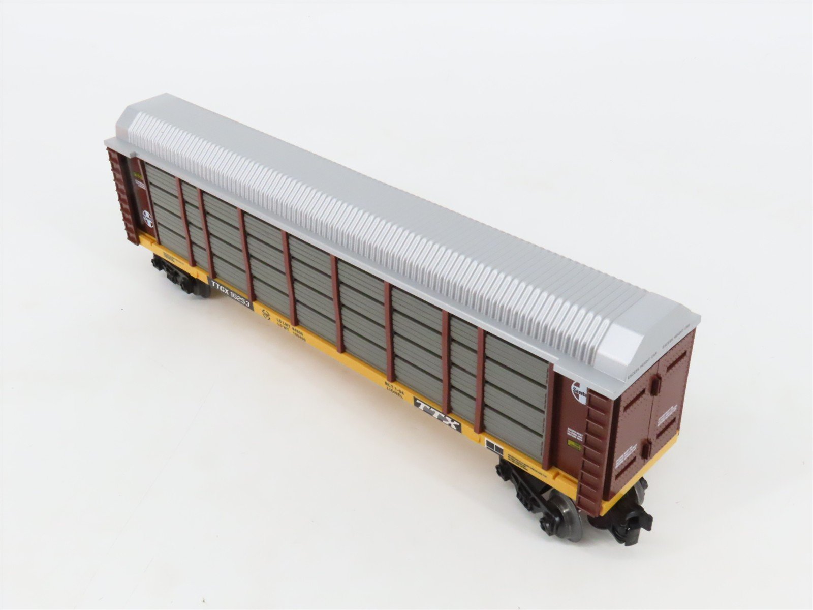 O Gauge 3-Rail Lionel 6-16253 TTGX TTX ATSF Santa Fe Auto Carrier #16253
