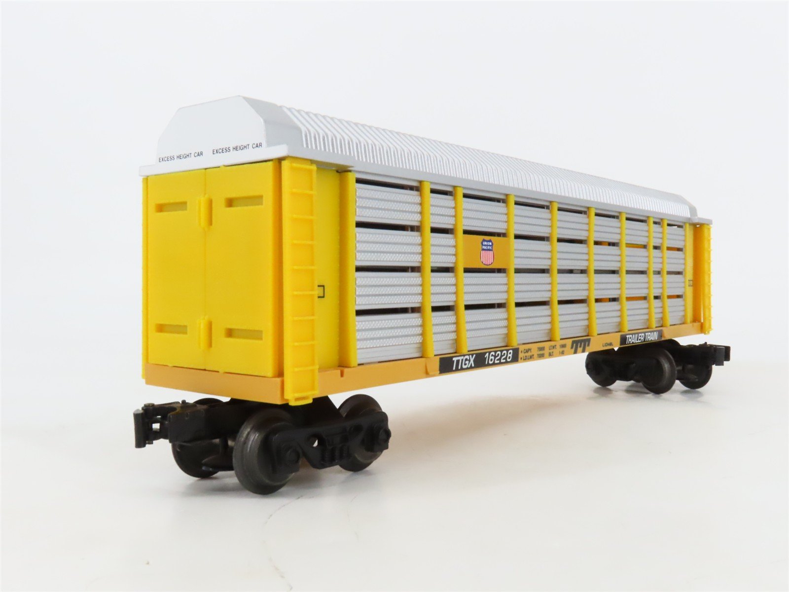 O Gauge 3-Rail Lionel 6-16228 TTGX UP Union Pacific Railroad Auto Carrier #16228