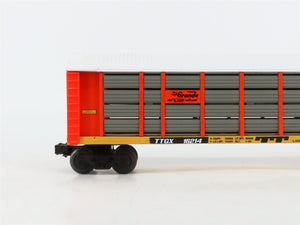 O Gauge 3-Rail Lionel TTGX Trailer Train D&RGW Rio Grande Auto Carrier #16214