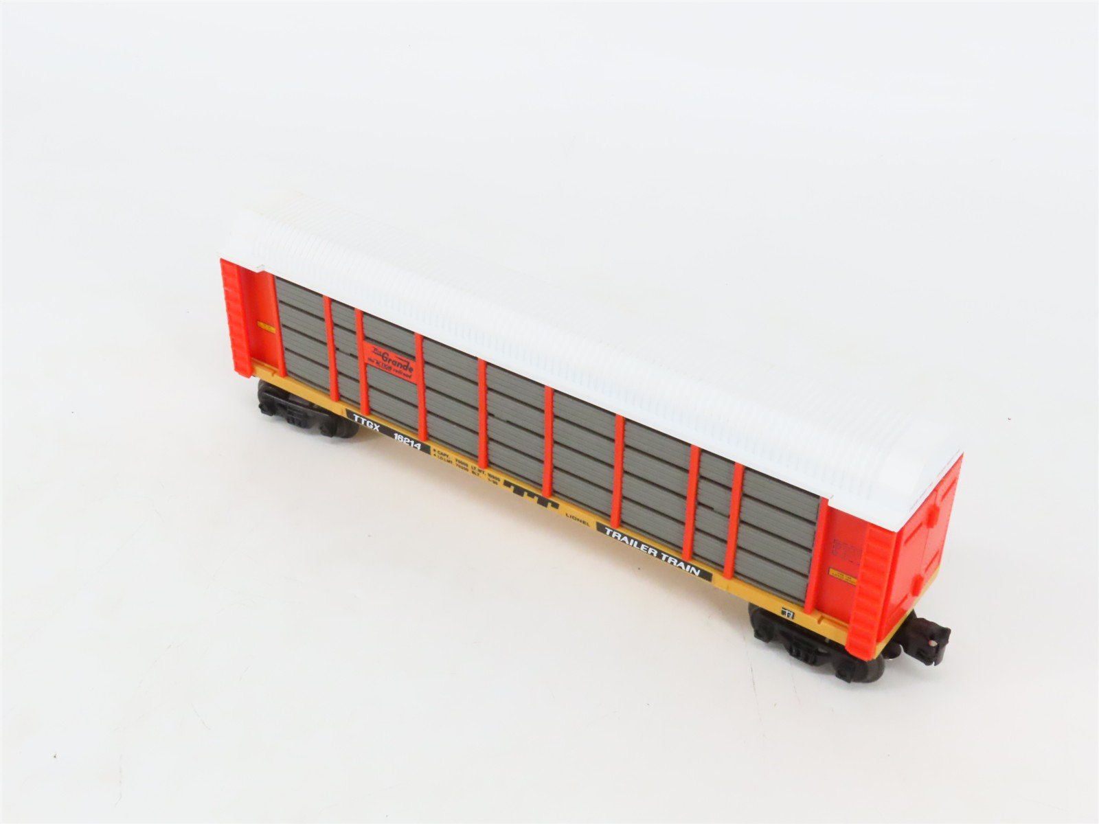 O Gauge 3-Rail Lionel TTGX Trailer Train D&RGW Rio Grande Auto Carrier #16214