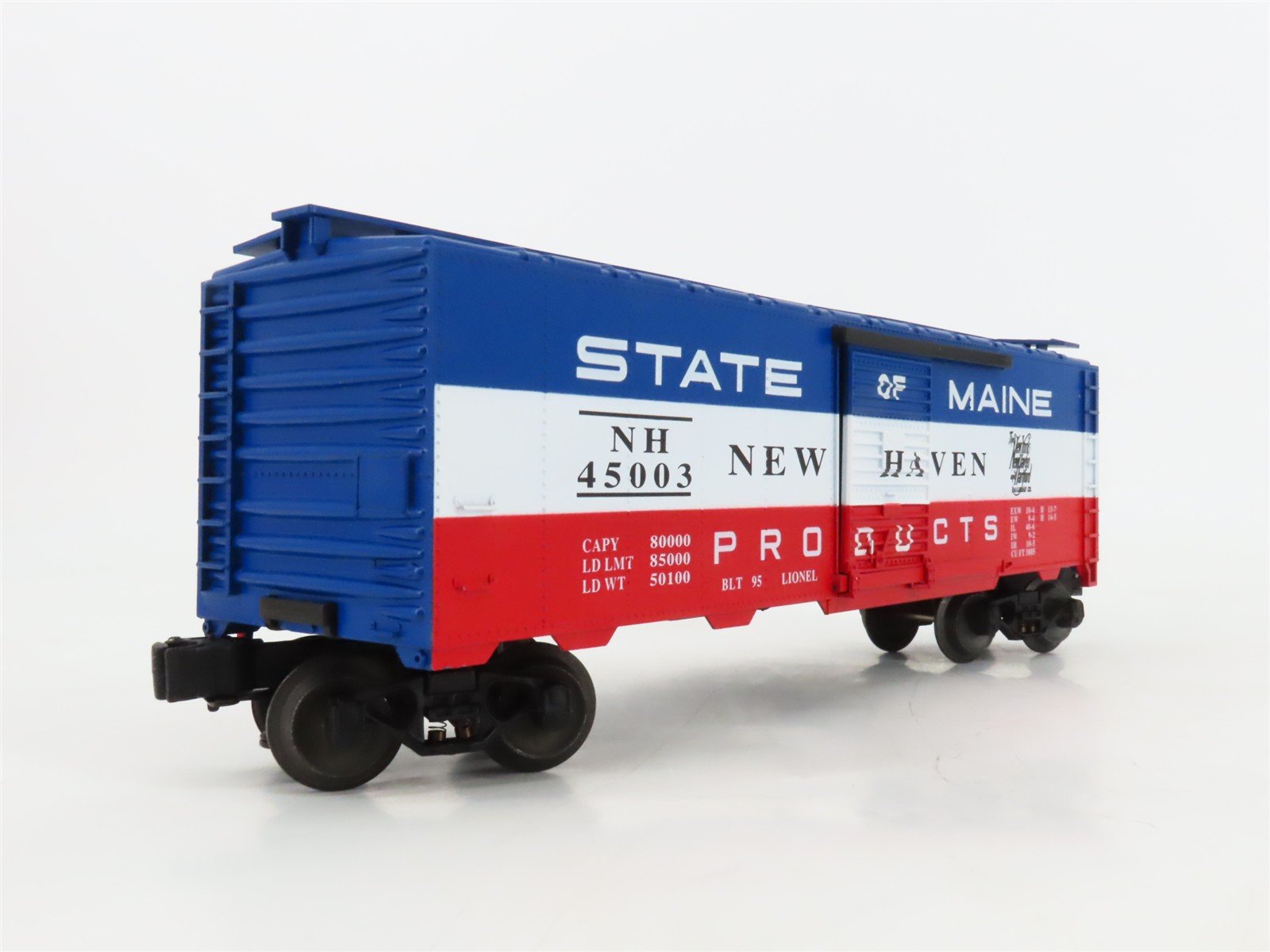 O Gauge 3-Rail Lionel 6-17217 NH State of Maine Single Door Box Car #45003