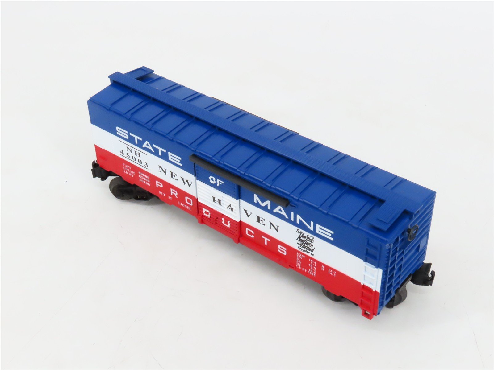O Gauge 3-Rail Lionel 6-17217 NH State of Maine Single Door Box Car #45003
