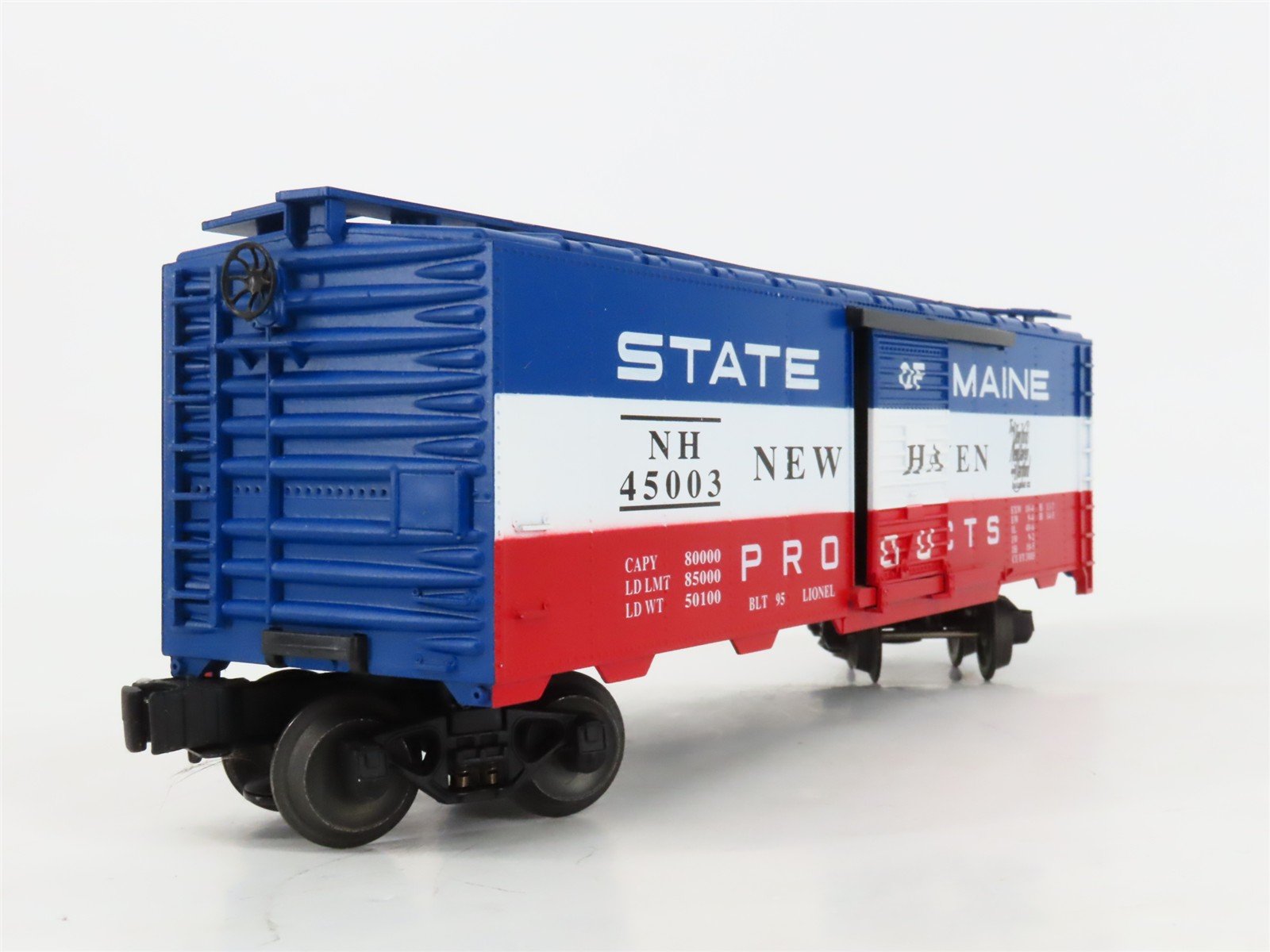 O Gauge 3-Rail Lionel 6-17217 NH State of Maine Single Door Box Car #45003