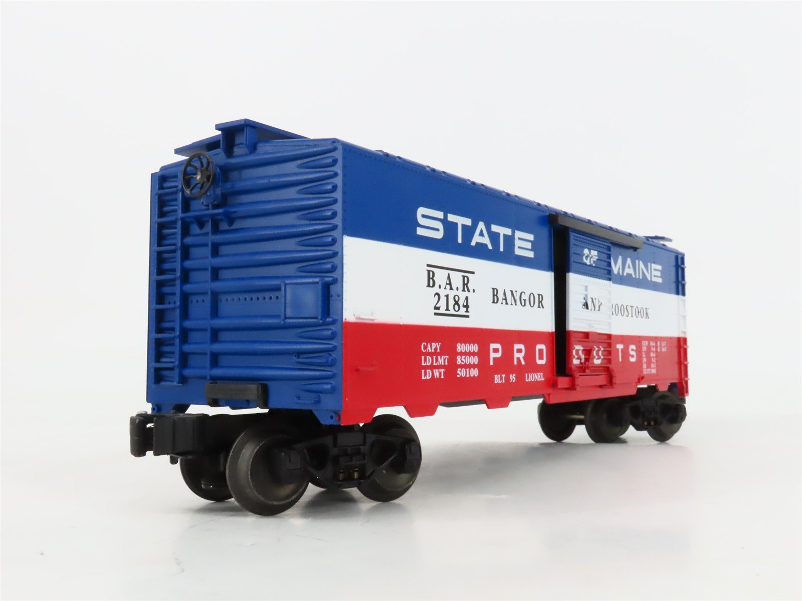 O Gauge 3-Rail Lionel 6-17218 BAR State of Maine Single Door Box Car #2184