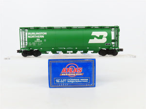 O Gauge 3-Rail Atlas 6331-1 BN Burlington Northern 6-Bay Covered Hopper #443048