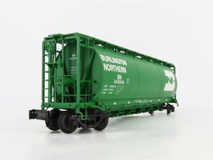 O Gauge 3-Rail Atlas 6331-1 BN Burlington Northern 6-Bay Covered Hopper #443048