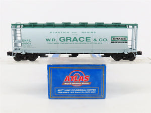 O Gauge 3-Rail Atlas 6306-3 SHPX W.R. Grace & Co 3-Bay Cylindrical Hopper #60901