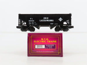 O Gauge 3-Rail MTH 20-97451 EL Erie Lackawanna 2-Bay Offset Hopper #29400