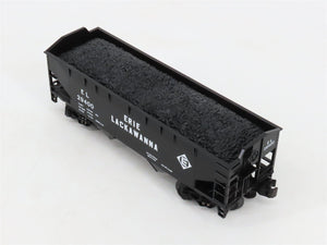 O Gauge 3-Rail MTH 20-97451 EL Erie Lackawanna 2-Bay Offset Hopper #29400