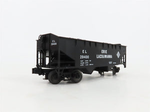 O Gauge 3-Rail MTH 20-97451 EL Erie Lackawanna 2-Bay Offset Hopper #29400