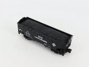 O Gauge 3-Rail MTH 20-97451 EL Erie Lackawanna 2-Bay Offset Hopper #29400