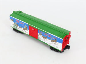 O Gauge 3-Rail MTH Rail King 30-79126 Christmas Operating Box Car w/ Signal Man