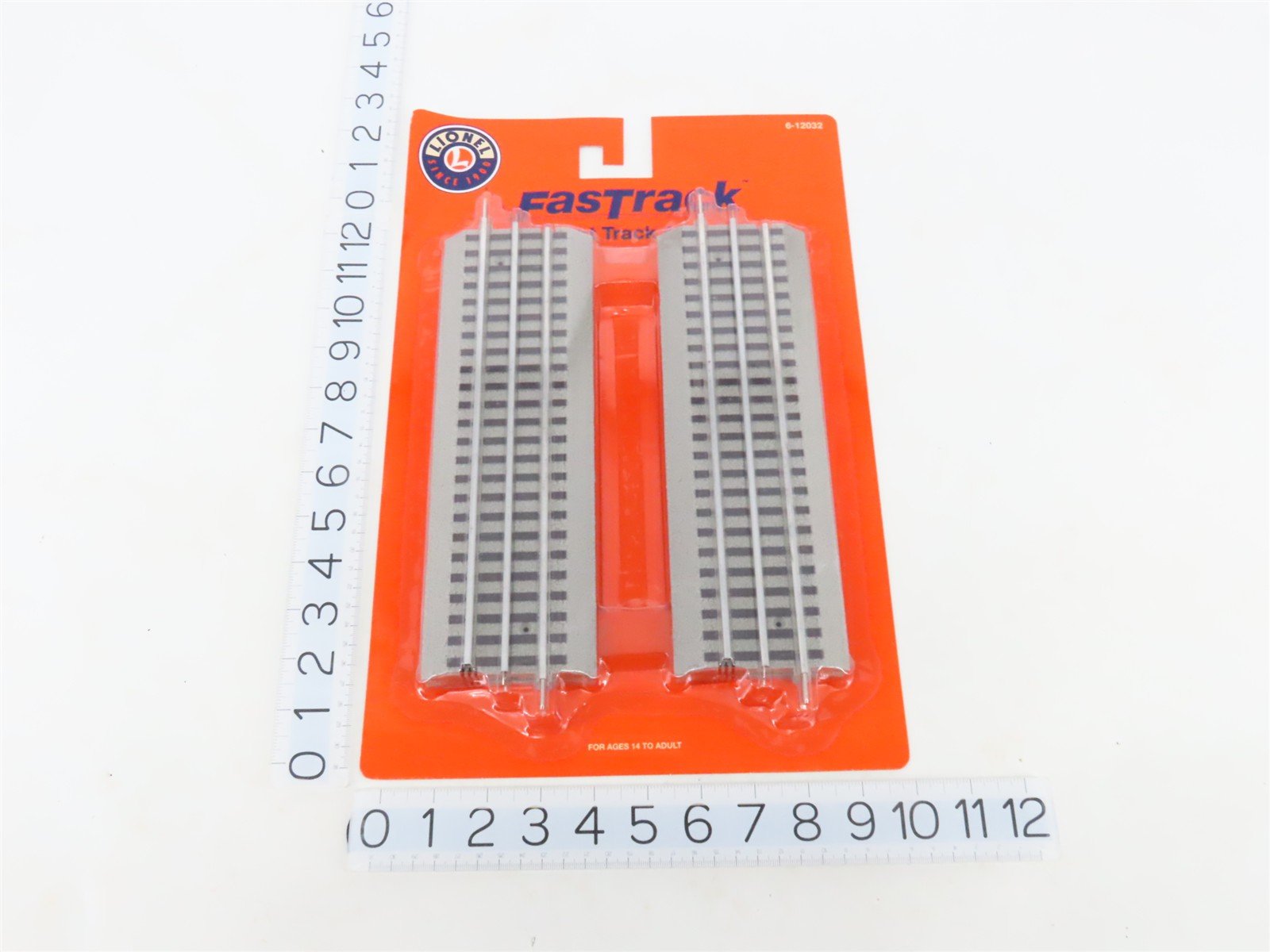 LOT of 4 O Gauge 3-Rail Lionel 6-12032 FasTrack Straight Track 4-Piece Packs