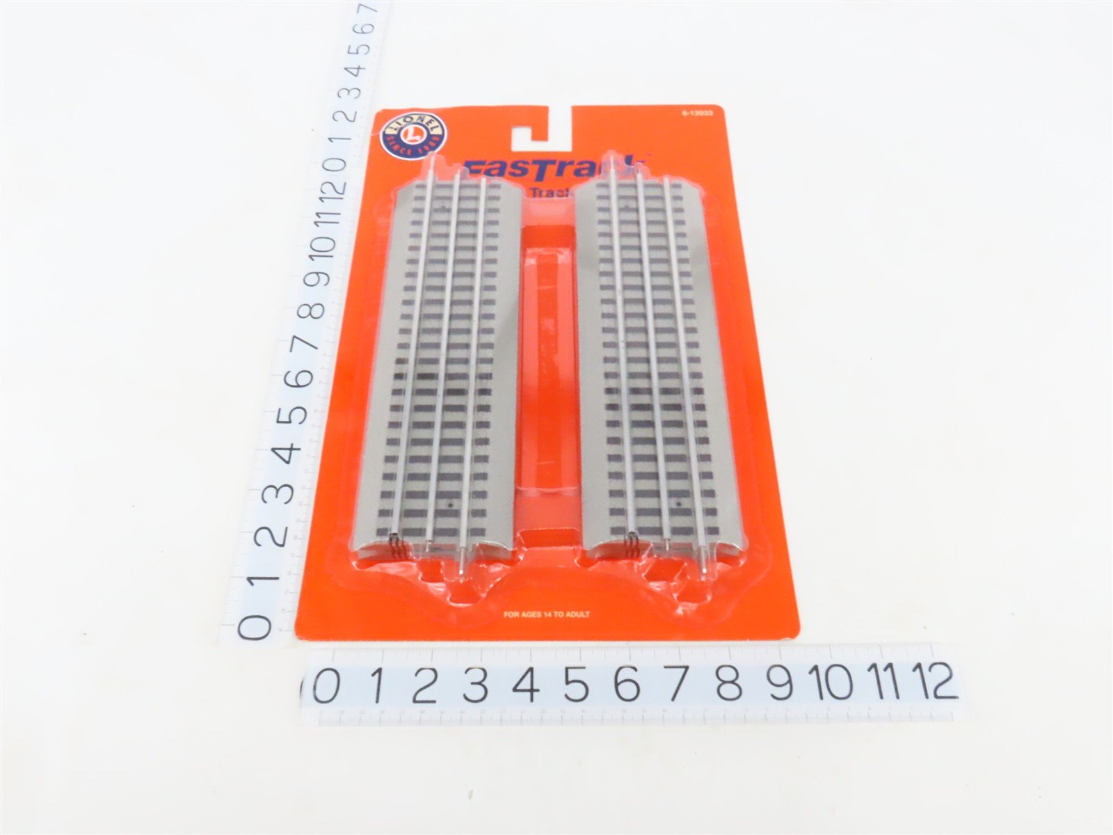 LOT of 4 O Gauge 3-Rail Lionel 6-12032 FasTrack Straight Track 4-Piece Packs