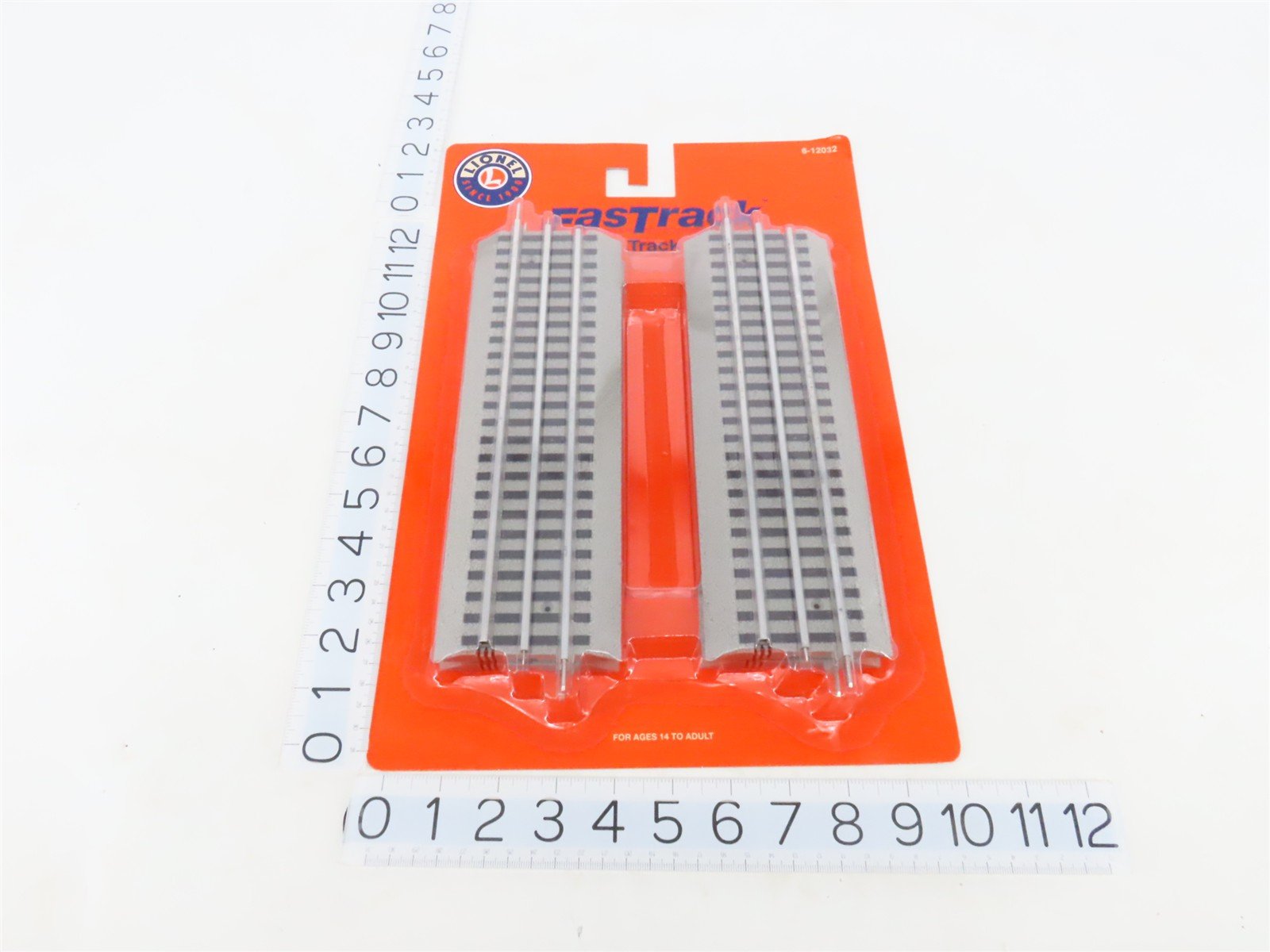 LOT of 4 O Gauge 3-Rail Lionel 6-12032 FasTrack Straight Track 4-Piece Packs