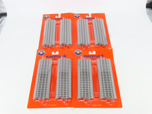 LOT of 4 O Gauge 3-Rail Lionel 6-12032 FasTrack Straight Track 4-Piece Packs