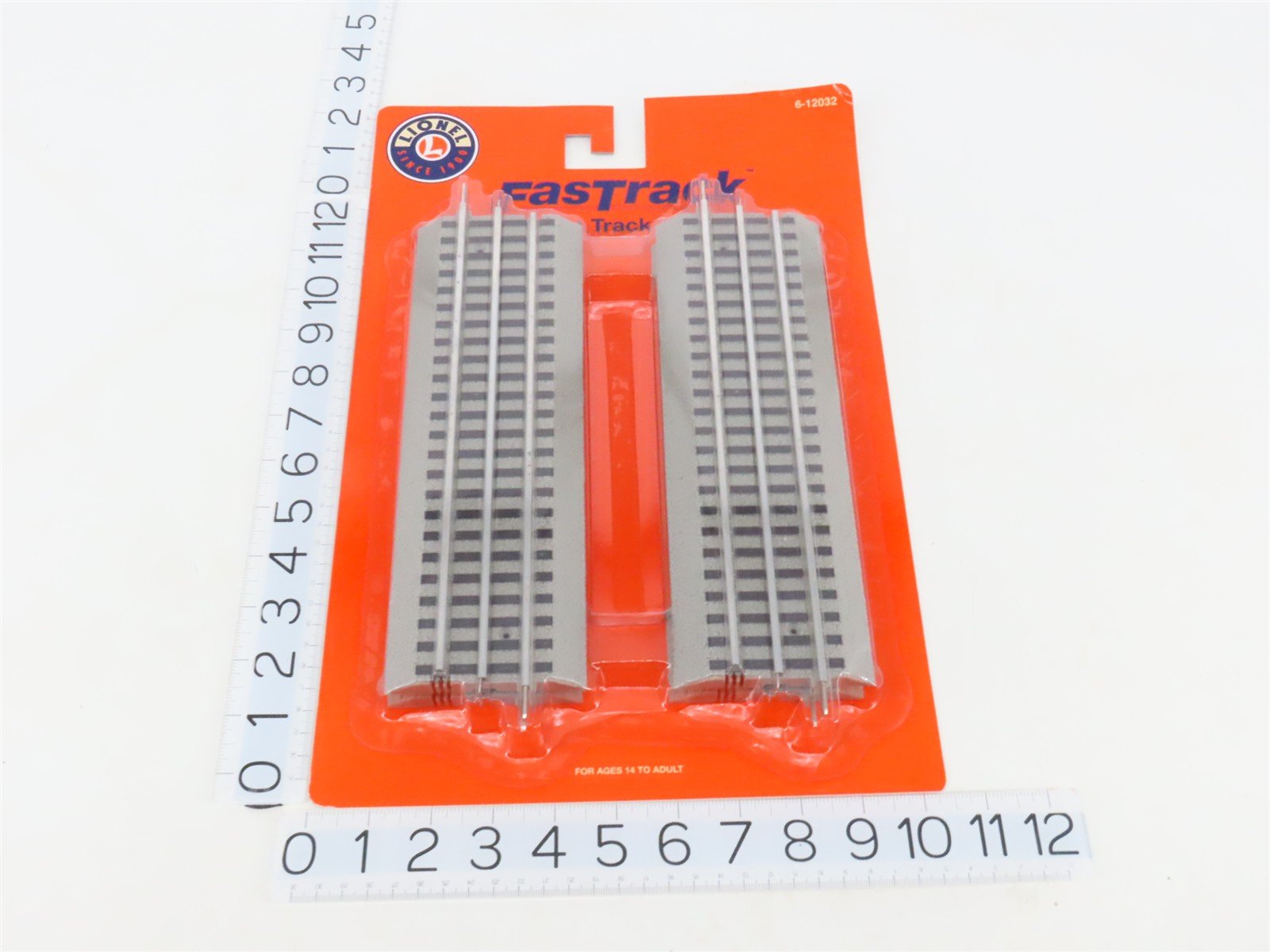 LOT of 4 O Gauge 3-Rail Lionel 6-12032 FasTrack Straight Track 4-Piece Packs