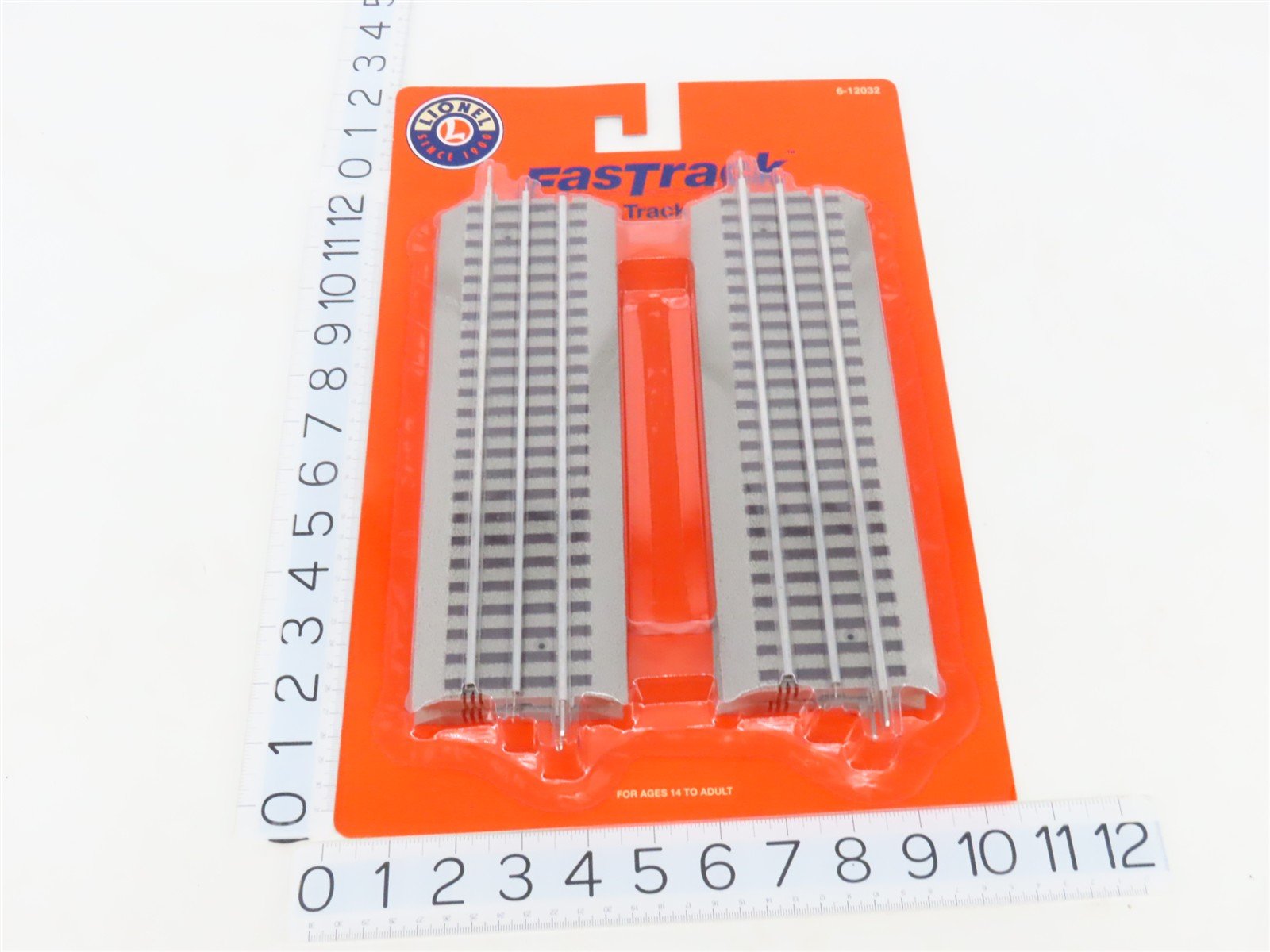 LOT of 4 O Gauge 3-Rail Lionel 6-12032 FasTrack Straight Track 4-Piece Packs
