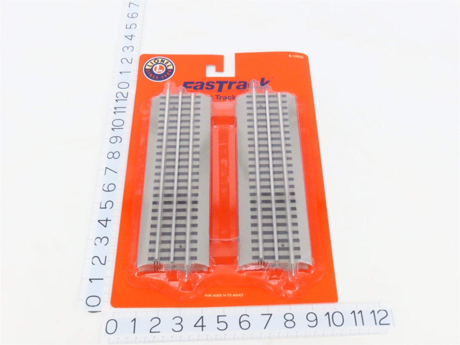 LOT of 4 O Gauge 3-Rail Lionel 6-12032 FasTrack Straight Track 4-Piece Packs