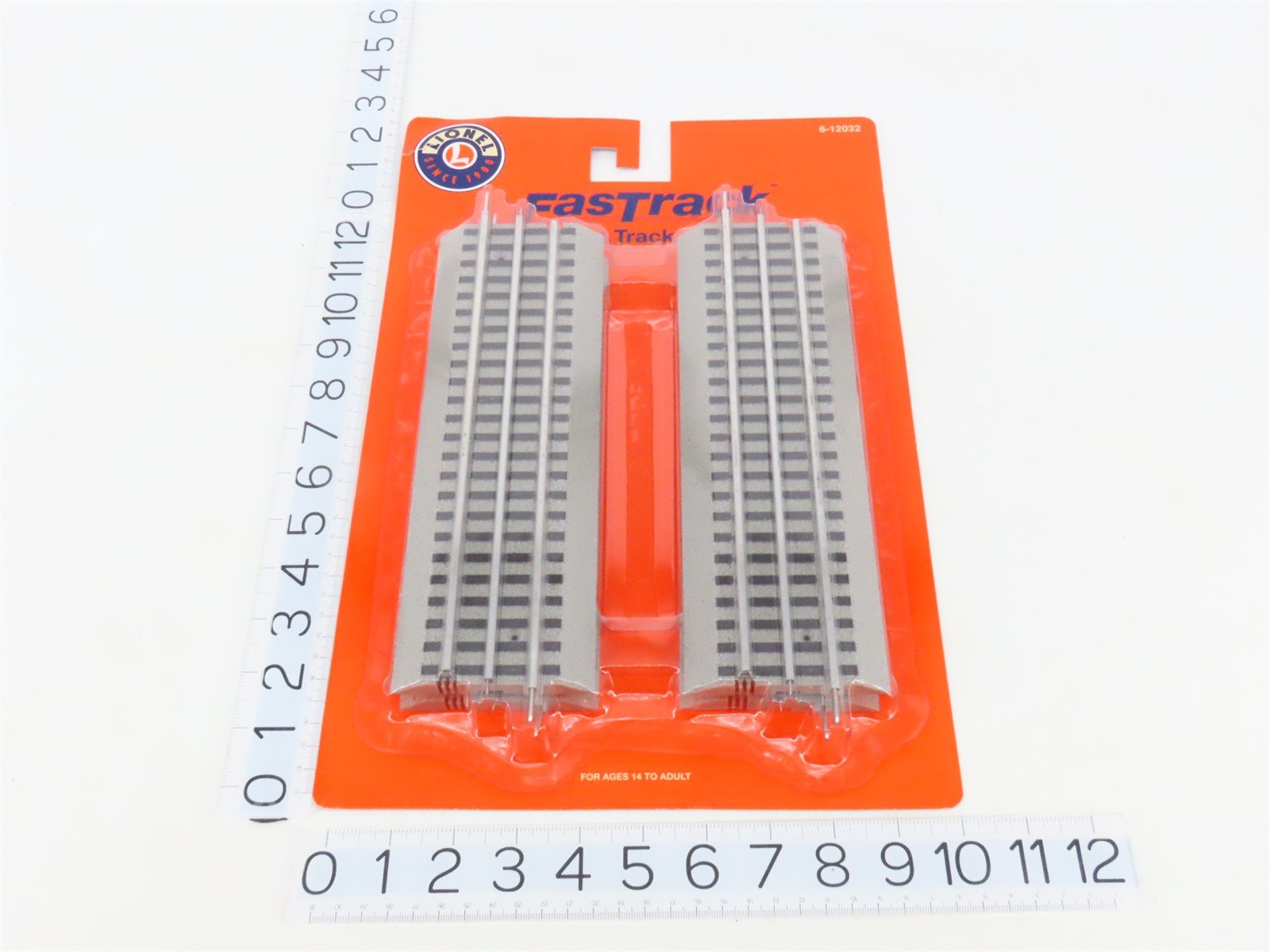 LOT of 4 O Gauge 3-Rail Lionel 6-12032 FasTrack Straight Track 4-Piece Packs
